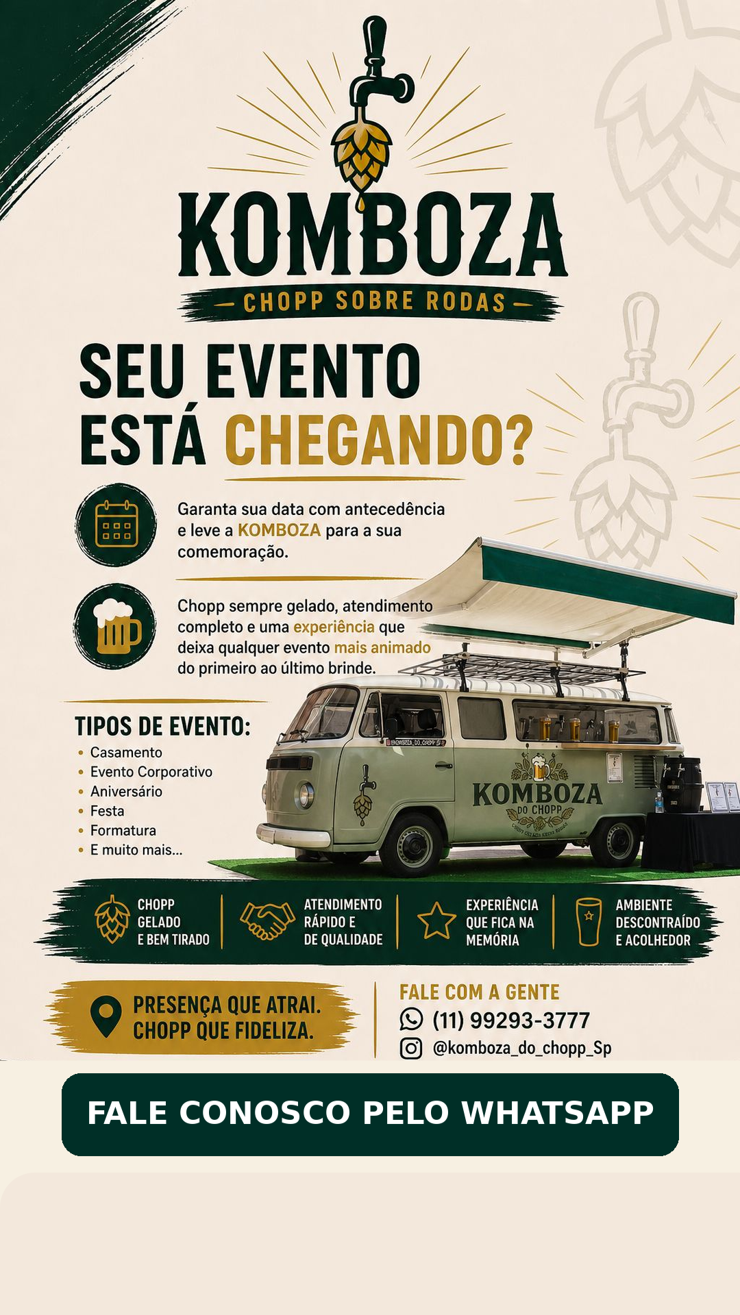 Komboza Chopp Sobre Rodas